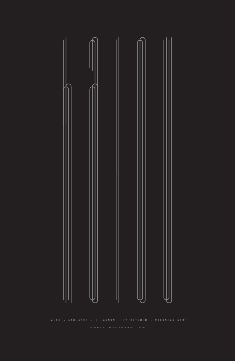 11x17 Print - TMP718: Halou at Rickshaw Stop w/ Garlands & N Lannon