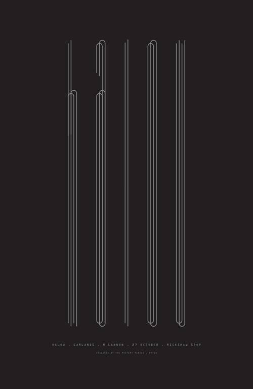 11x17 Print - TMP718: Halou at Rickshaw Stop w/ Garlands & N Lannon