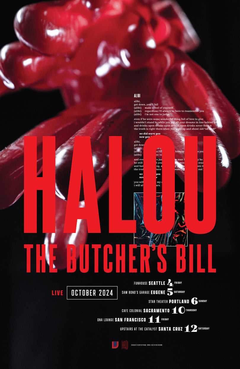 11x17 Print - TMP860: Halou The Butcher's Bill Tour